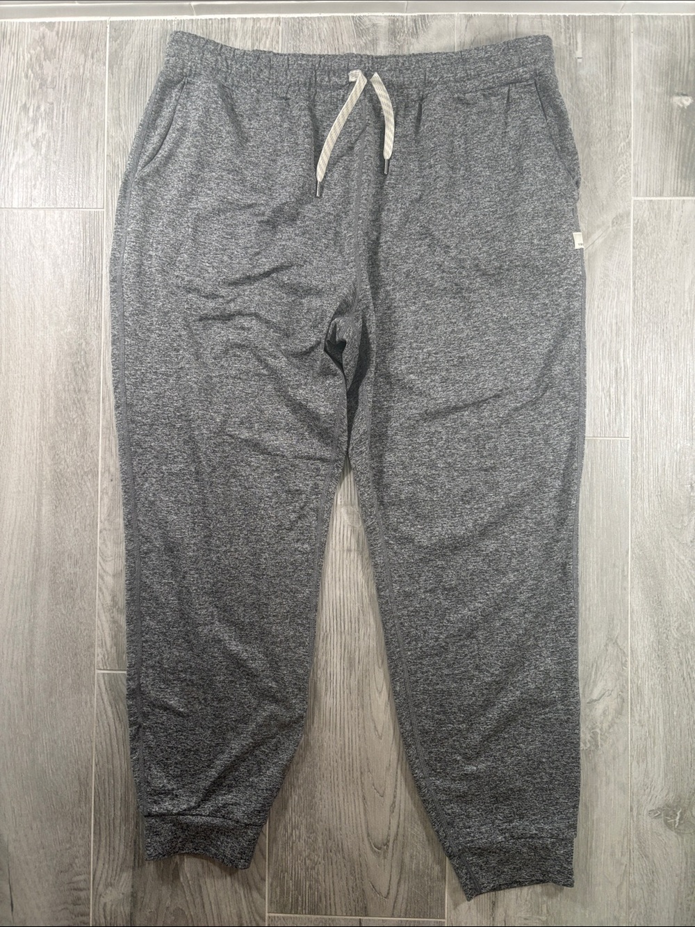 Vuori Performance Jogger Heather Gray Drawstring Sweatpants XL VW303